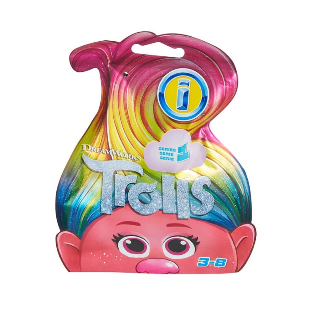 DreamWorks Trolls Series 1 with Pink, Yellow, and Blue